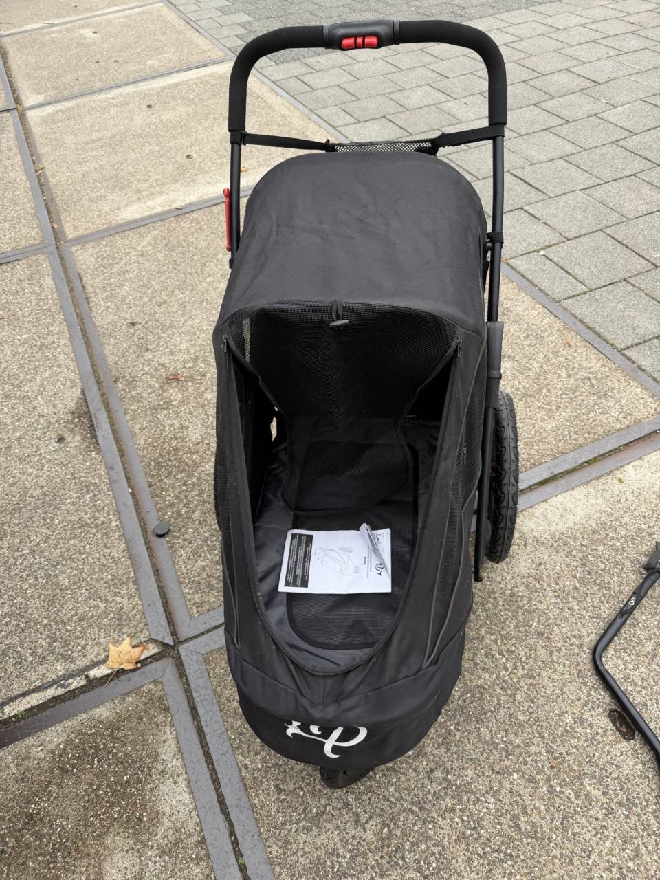 Nog nieuwe Petique honden fiets buggy nog helemaal nieuw - Afbeelding 2