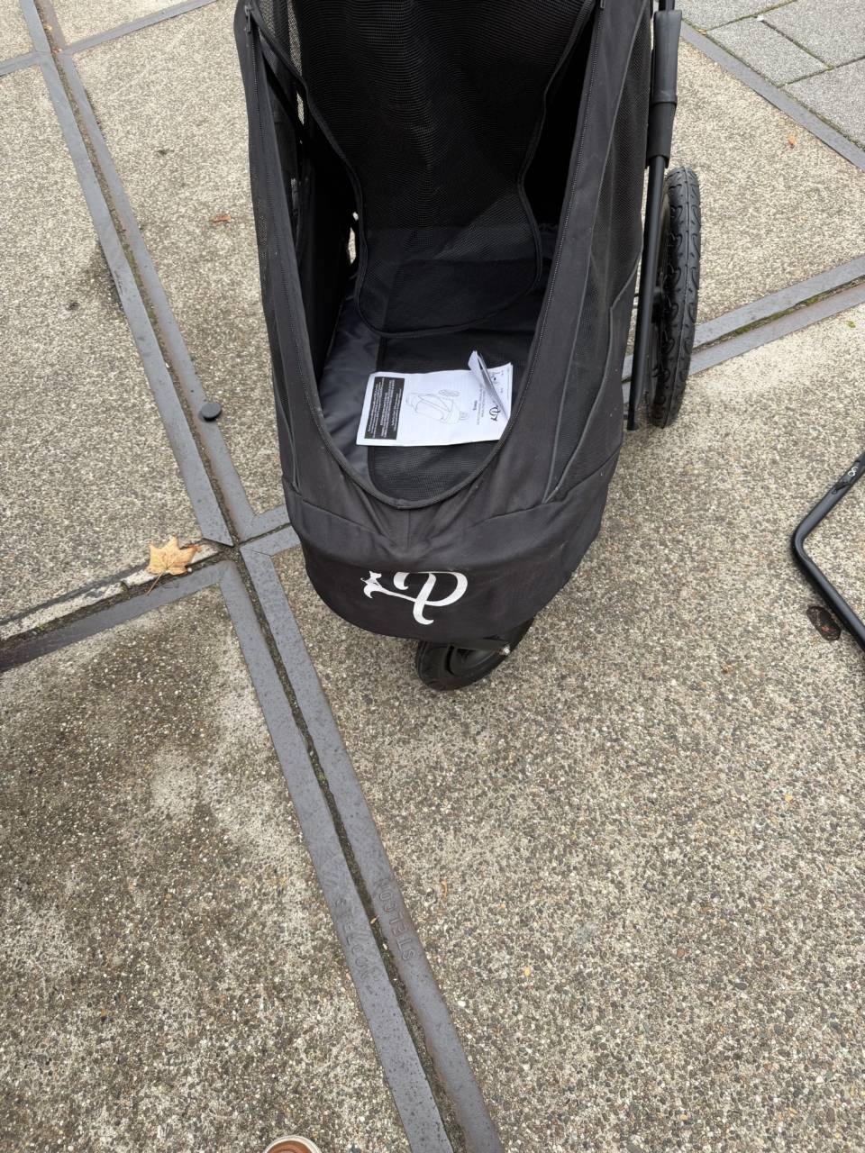 Nog nieuwe Petique honden fiets buggy nog helemaal nieuw - Afbeelding 3